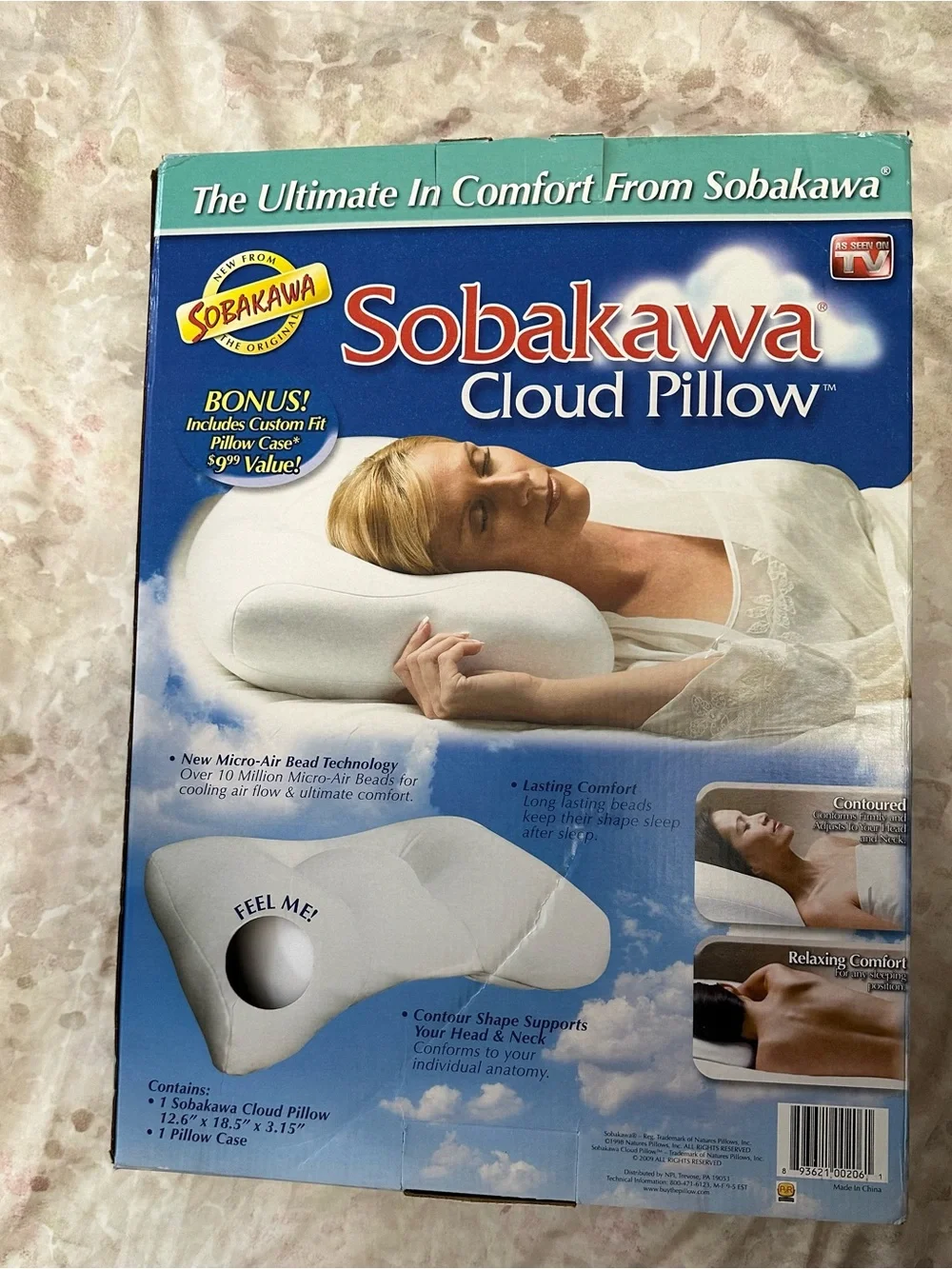 Cloud Pillow - White Contour Support